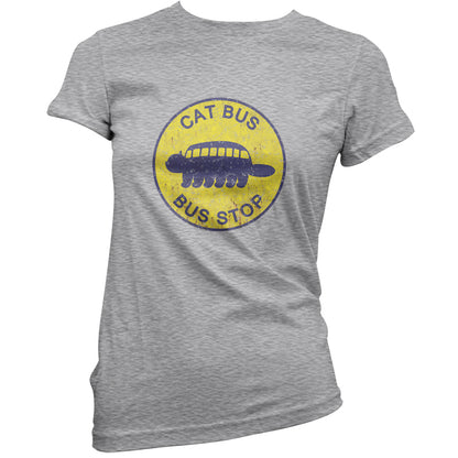 Cat Bus Stop T Shirt