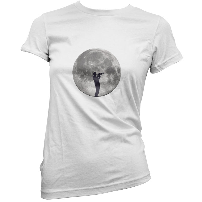 Trumpet Player Moon T Shirt