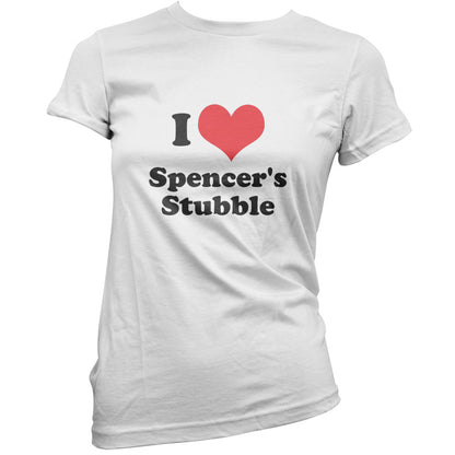 I Love Spencer's Stubble T Shirt