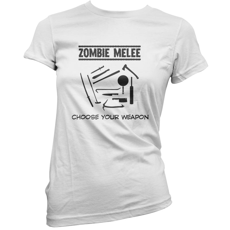 Zombie Melee Choose Your Weapon T Shirt