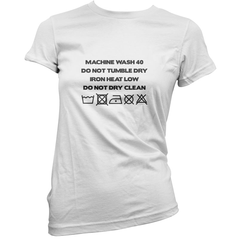 Washing Machine Label T Shirt