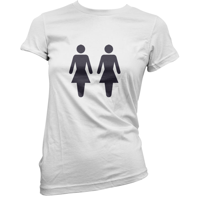 Woman's Toilet Sign T Shirt