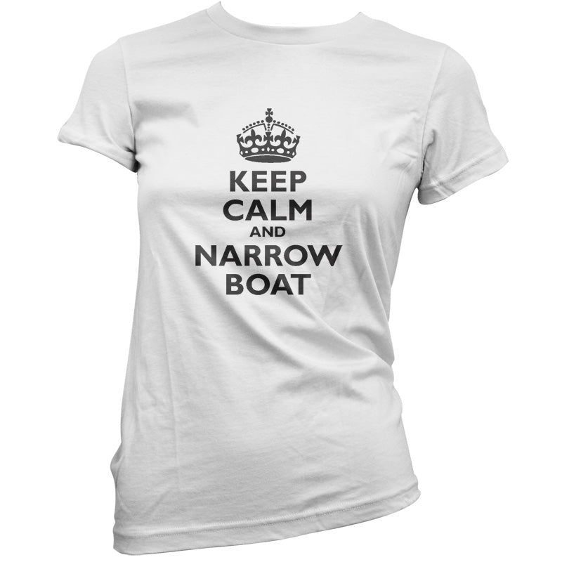 Keep Calm and Narrow Boat T Shirt