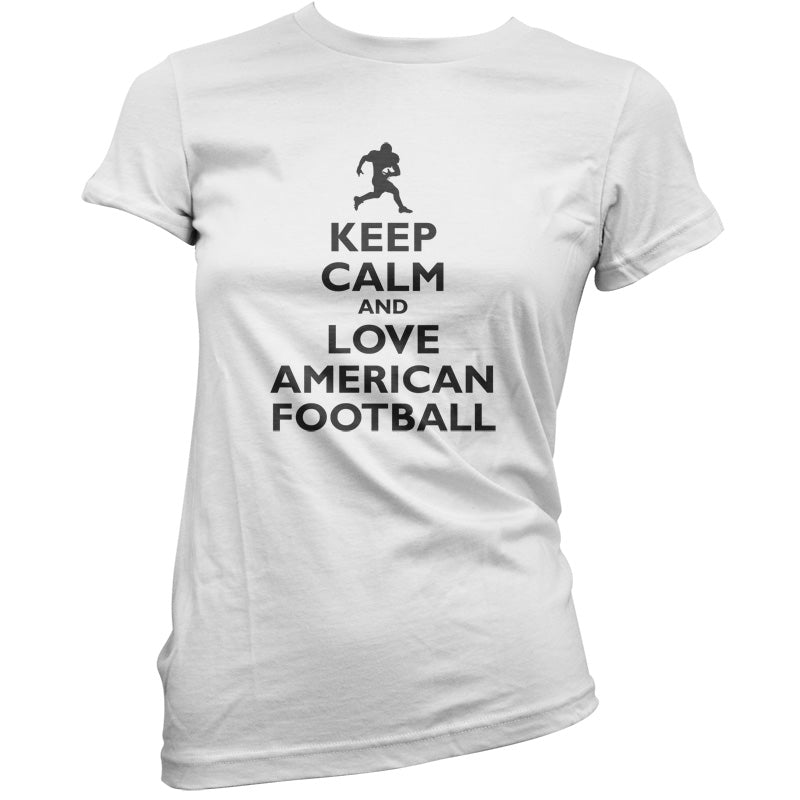 Keep Calm and Love American Football T Shirt