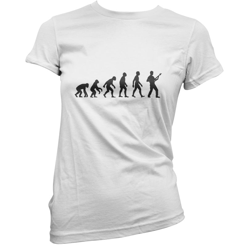 Evolution of Man Bass Guitar Player T Shirt