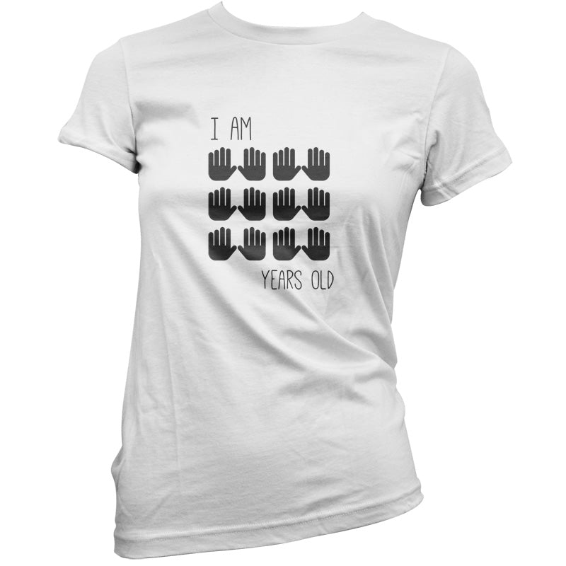 I Am 60 Years Old (Hands) T Shirt