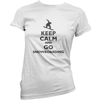 Keep Calm and Go Snowboarding T Shirt