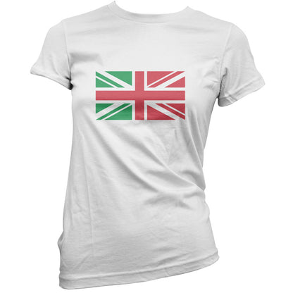 Italy Union Jack Flag T Shirt