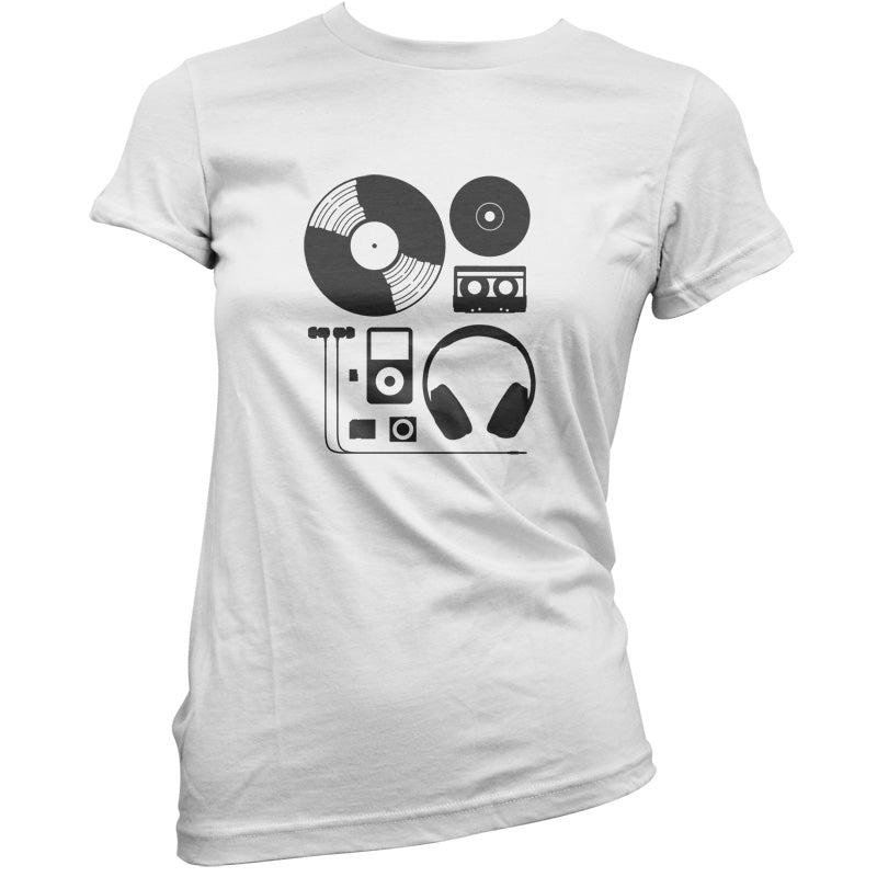 Evolution of Music Hardware T Shirt