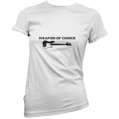 Weapon Of Choice Bass Guitar T Shirt