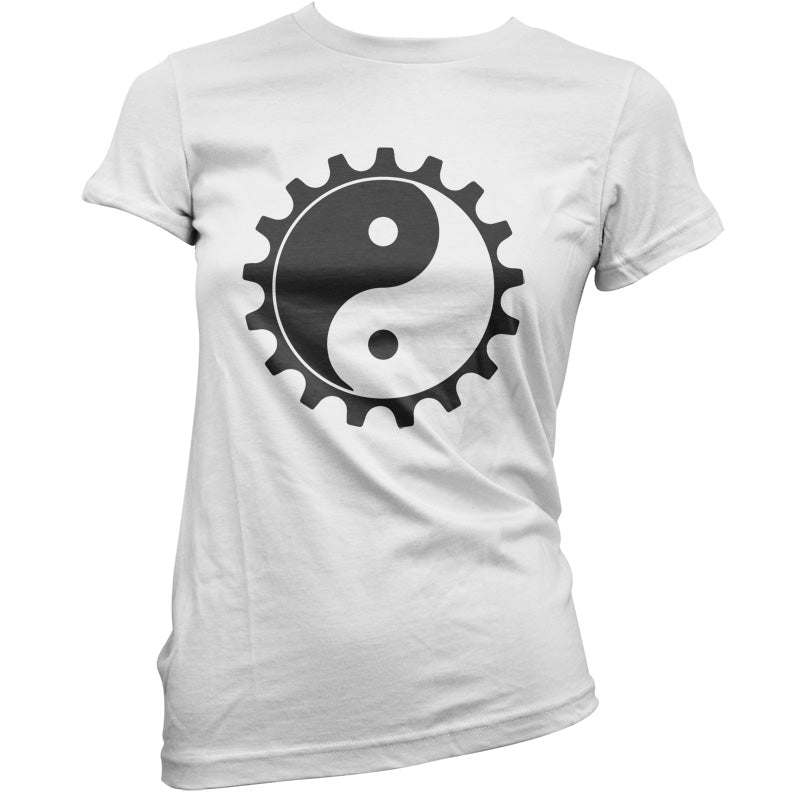 Yin Yang Bike Cog T Shirt