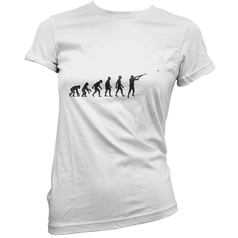 Evolution of Man Clay Pigeon Shooting T Shirt