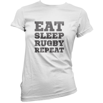 Eat Sleep Rugby Repeat T Shirt