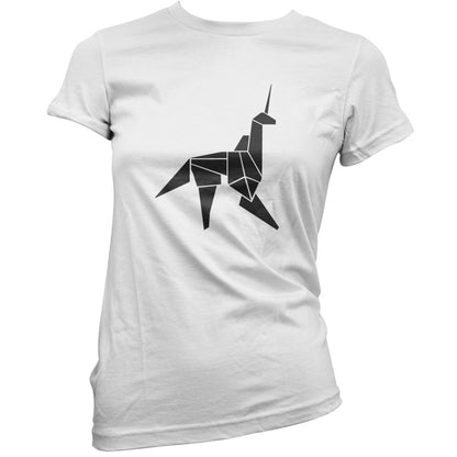 Origami Paper Unicorn T Shirt