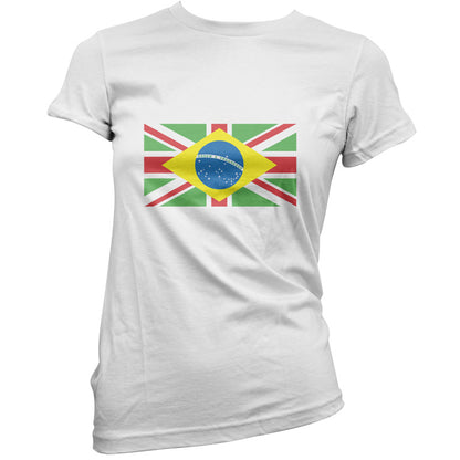 Brazil Union Jack Flag T Shirt