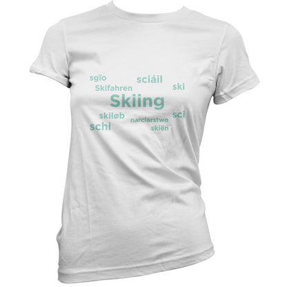 Skiing Languages T Shirt