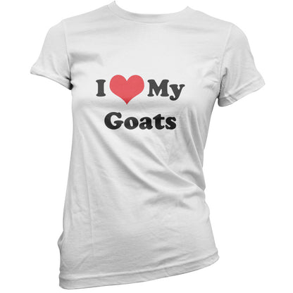 I Love My Goats T Shirt