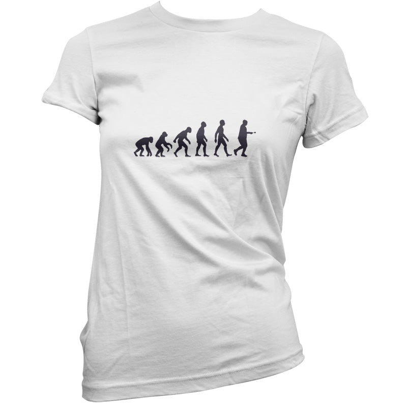 Evolution Of Man Egg and Spoon T Shirt