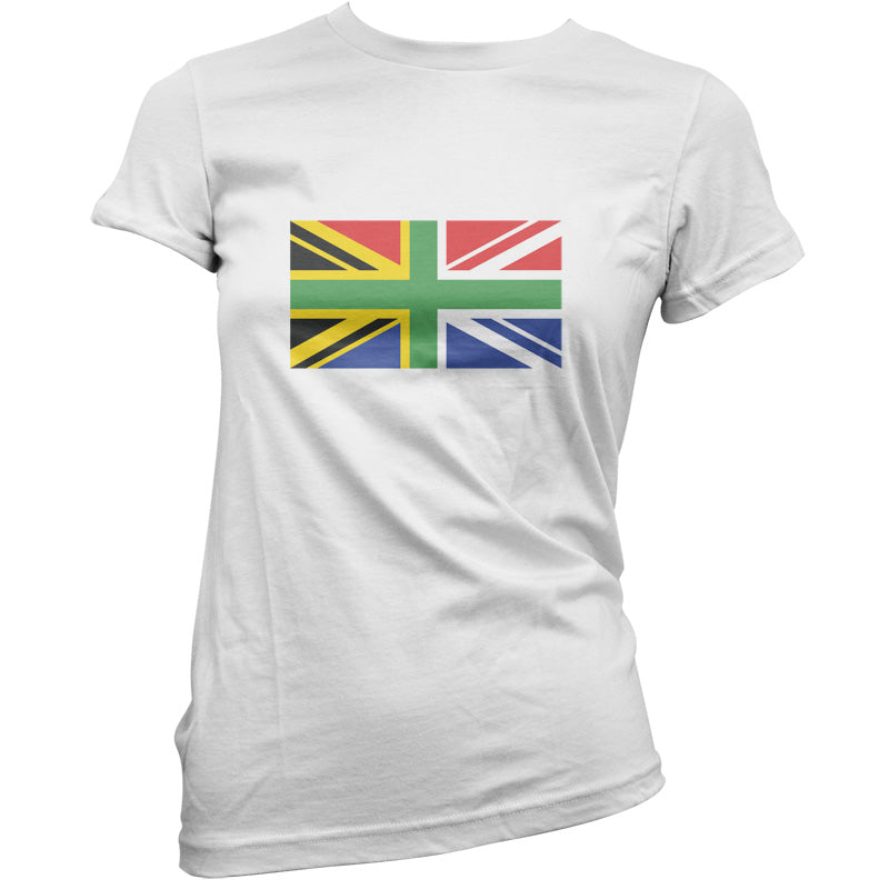 South African Union Jack Flag T Shirt