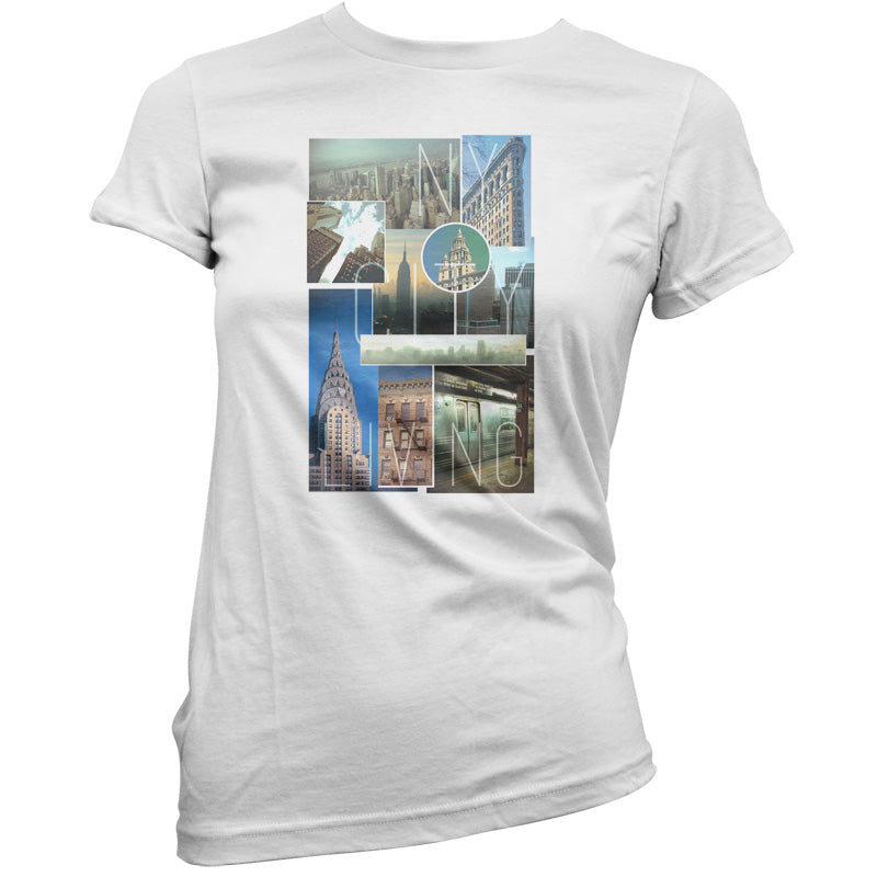 New York City Living Collage T Shirt