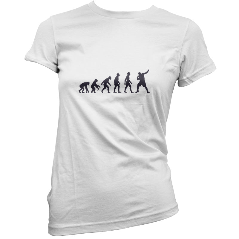 Evolution Of Man Shot Put T Shirt