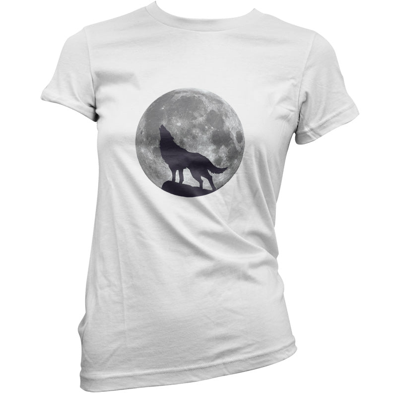 Wolf Moon Silhouette T Shirt