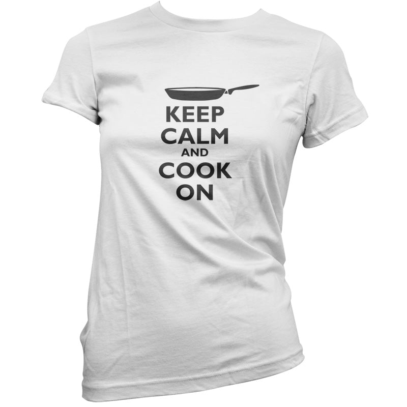 Keep Calm and Cook On T Shirt