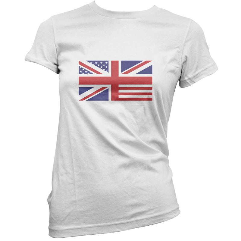 Union Jack US Flag T Shirt