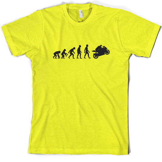 Evolution of Man Superbike T Shirt