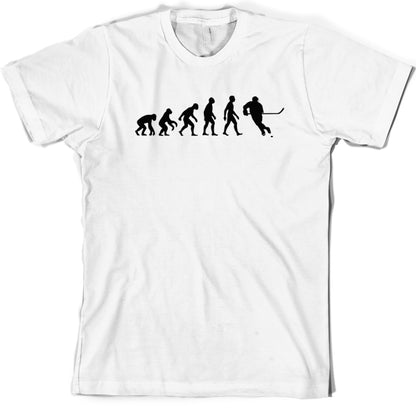 Evolution of Man Ice Hockey T Shirt