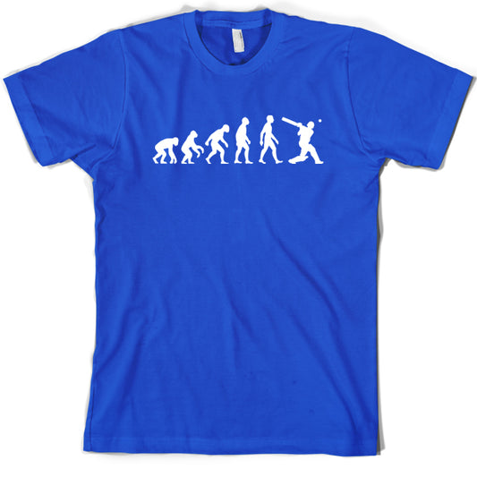 Evolution of Man Cricket T Shirt