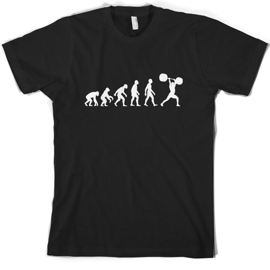 Evolution of Man WeightLifter T Shirt