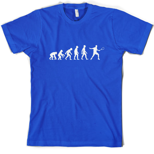 Evolution of Man Squash Player T Shirt