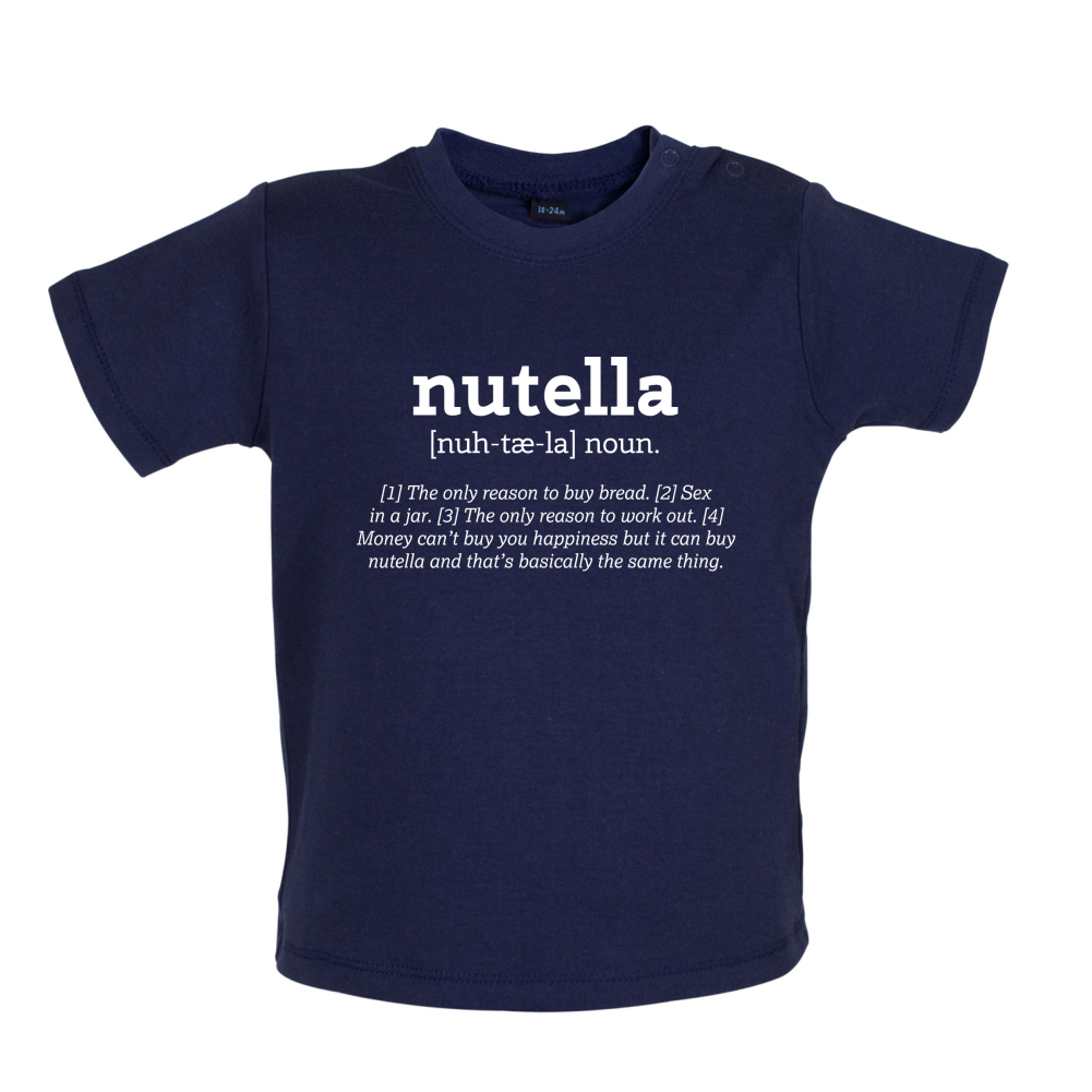 Definition Nutella Baby T Shirt