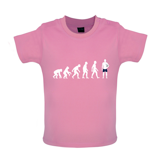 Evolution of Man - England Baby T Shirt